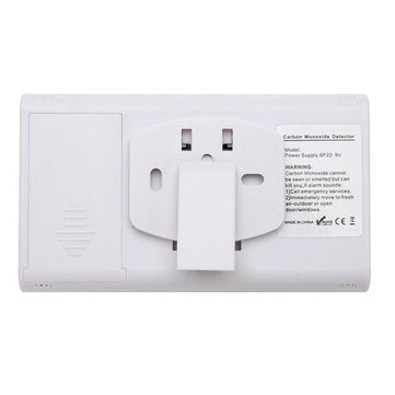 Carbon Monoxide Alarm Detector Poisoning CO Gas Home Fire Sensor Warning Monitor