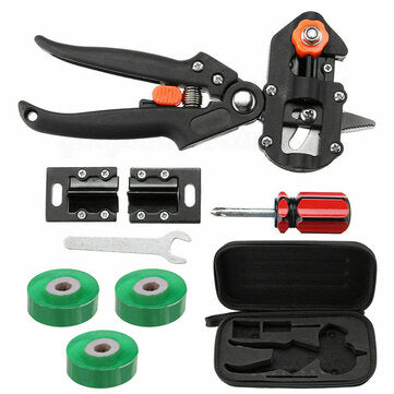 9Pcs Garden Grafting Tool Set Kit Fruit Tree Pro Pruning Shears Scissor Cutting Tools