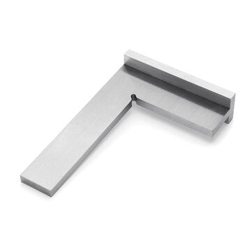 Drillpro 100x70mm 90 Degree Angle Corner Square Ruler Wide Base Gauge Woodworking Tool