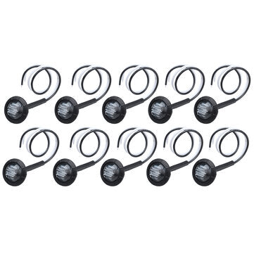 10Pcs Blue Light 12V-24V LED Clearance Side Marker Indicators Lights Lamp Lorry Truck Boat Trailer B