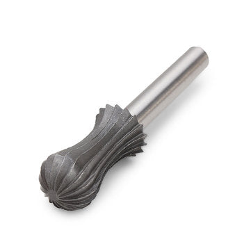 Drillpro 6pcs 6mm Shank Bearing Steel Engraving Grinding Bit Rotary Bur File Rasp Bit For Rotary Too