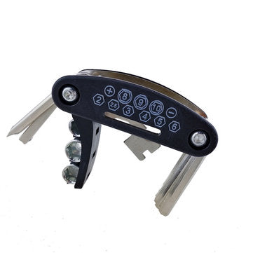 Drillpro 16 In 1 Multifunction Repair Tool Kit Hex Wrench Nut Tire Bicycle Repair Hex Allen Key Scre