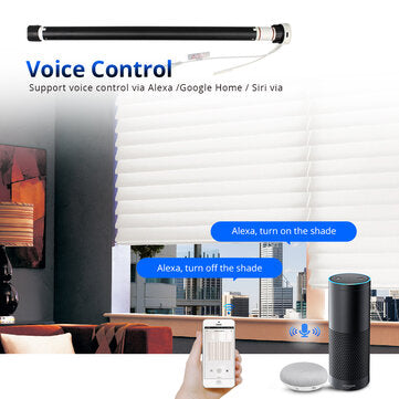 ZEMISMART M28EGB Tuya Wifi Curtain Motor Remote Control Automatic Electric APP Voice Control Roller