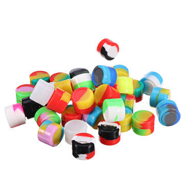 Silicone Container Wax 1 * 500ml Oil Drum + 50ml  * 2 Silicone Swab Container