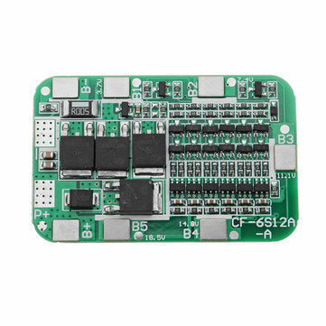 3pcs DC 24V 15A 6S PCB BMS Protection Board For Solar 18650 Li-ion Lithium Battery Module With Cell