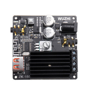 ZK-1002M 100W+100W Bluetooth 5.0 Power Audio Amplifier board Stereo AMP Amplificador Home Theater AU