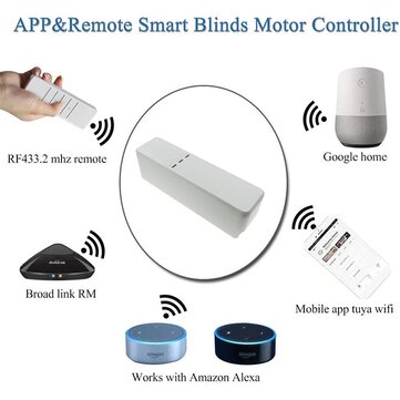 RSH-MC08 EU Plug Smart Motorized Chain Roller Blinds Tuya WiFi Remote Voice Control Shade Shutter Dr