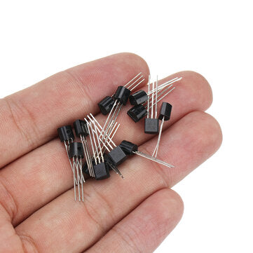 50pcs BC547+BC557 Each 25pcs BC547B BC557B NPN PNP Transistor TO-92 Power Triode Transistor Kit Bag