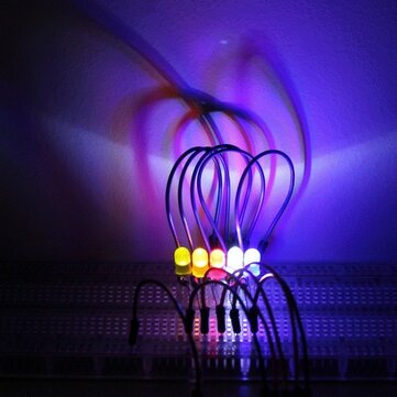 1000Pcs 5 Colors 5mm F5 Ultra Bright Round LED Diode Kit