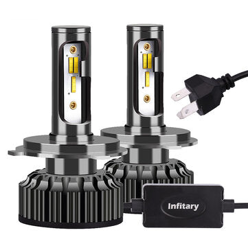 Infitary A6 2PCS14000LM 3000K 4500K 6500K Car LED Headlight Bulbs H1 H3 H4 H7 H11 H13... (TYPE: H11)