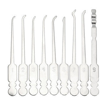 Stainless Steel Classic Mini Single Hook Unlocking Tools for Locksmith
