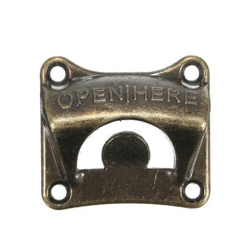 Wall Mount Wine Beer Soda Glass Bottle Cap Opener for Bars Club