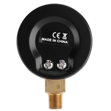 TS-Z52 Pressure Gauge 1/8inch NPT Side Mount 0-200psi 0-14bar Pressure Gauge Dial Air Compressor Met