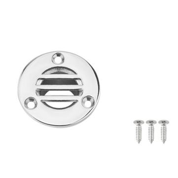 BSET MATEL 22mm Boat Floor Deck Drain Marine Grade Stainless Steel 316 For Yacht Drainage Hardware R