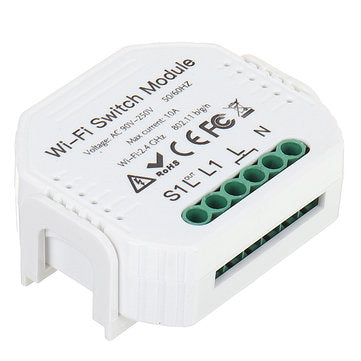 Wireless WiFi Smart Wall Timer Switch Module Work For Alexa For Google Home App