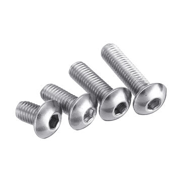 Suleve MXSH9 1220Pcs Stainless Steel Hex Socket Pan Head Screws Bolt Nuts Washers Assortment Kit M2