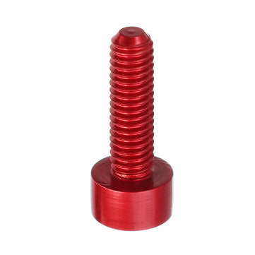 Suleve M3AH2 10pcs M3x10mm Hex Socket Cap Head Screws 7075 Aluminum Alloy Red