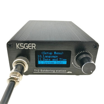 V2.1S T12 Digital Temperature Controller Soldering Station Electric Soldering Iron Tips T12-K + 907