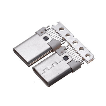 10PCS TYPE C 3.1 16P Splint Vertical In-Line Male Adapter Special Connector