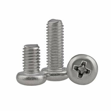 Suleve MXSP8 480Pcs Stainless Steel Phillips Pan Head Screws Nuts Assortment Kit M2 M2.5 M3