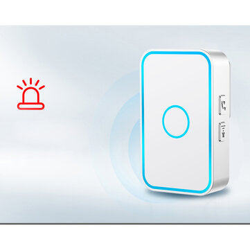 CACAZI Wireless Urgent Reminder Security Alarm Doorbell Infrared Remote Control Shop Welcome Home Tw