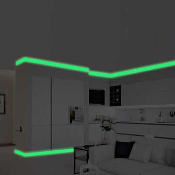 Luminous Band Baseboard Wall Sticker Living Room Bedroom Eco-Friendly Home Decoration D... (SIZE: S)