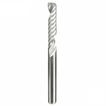 Drillpro 12Pcs Carbide Milling Cutter CNC Milling Cutter Single/Double Flute Tool For Nylon Resin AB