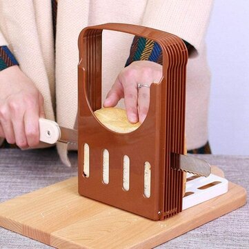 Bread Cut Loaf Toast Slicer Cutter Slicing Guide Baking Bread Splitter Toast Slicing Tool For Home B