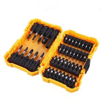 Drillpro 42PCS Screwdriver Bit Set 40PCS Phillips Torx Square Screwdriver Bits Quick Change Extensio