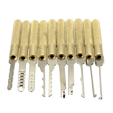 DANIU 18Pcs Dimple Lock Pick Tools Combination Door Openner Locksmith Tool