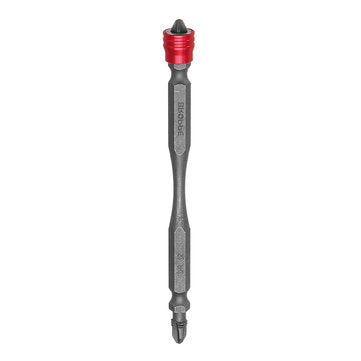 Broppe 5pcs 110mm PH2 Magnetic Screwdriver Bits Aluminum Ring 1/4 Inch Hex Shank Screwdriver