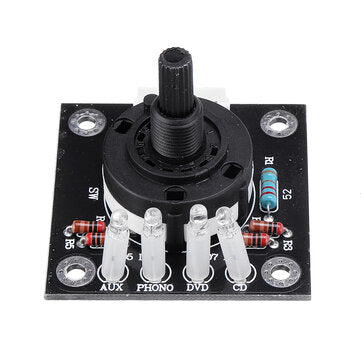 KYYSLB AC12-15V Relay Adjustment Selection Board Audio Signal Selection Audio Source Switching Input