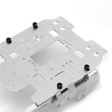 6-12V CNC Metal Robot RC Tank Tracked Chassis Suspension Obstacle Crossing Crawler With 4 Motors