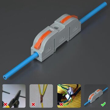 SPL-1 Mini Fast Quick Wire Connector Universal Compact Plug-in Conductor Terminal Block for LED Stri