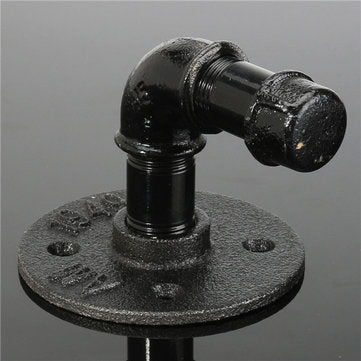 Retro Industrial Iron Pipe Wall Hang Wall Shelf Support Towel Hanging Hanger