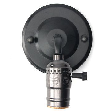 E27 Antique Vintage Switch Type Wall Light Sconce Lamp Bulb Socket Holder Fixture  (NO.: 04)