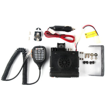 BAOJIE Dual Band Car Mobile Radio BJ-318 VHF 136-174Mhz UHF 400-490MHz 256CH 25W Two Way Radio FM Tr