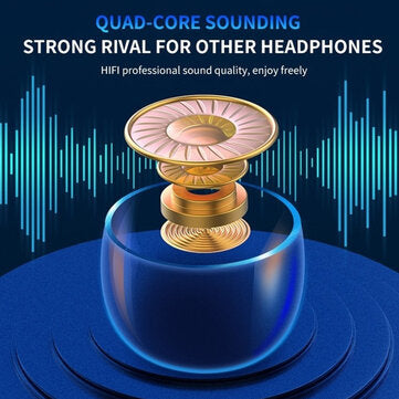 V8 bluetooth 5.0 TWS In-Ear Headset Power Display Wireless Sport Earphone Mini Stereo Headphones wit