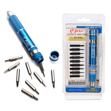 JACKLY 9 in 1 Electronics Repairtools Precision Screwdriver Kit