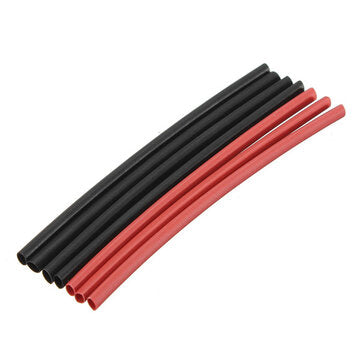 42pcs 2:1 Polyolefin H-type Heat Shrink Tube Sleeving Black Red