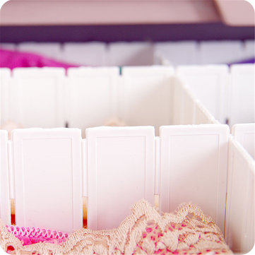 Drawer Clapboard Divider Cabinet DIY Storage Box Organizer