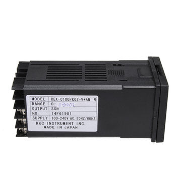 Excellway REX-C100 110-240V 1300 Degree Digital PID Temperature Controller Kit with 400 Degree Pro