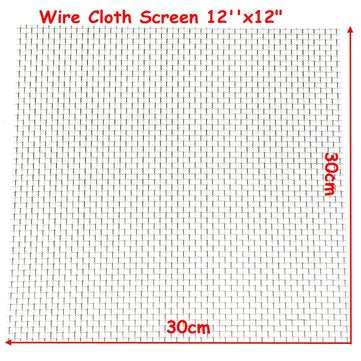 30x30cm Woven Wire 304 Stainless Steel Filtration Grill Sheet Filter 5 Mesh