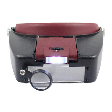 1.5X 3X 6.5X 8X LED Watch Maintenance Magnifying Glasses For Reading Optivisor Magnifying Glass Loup
