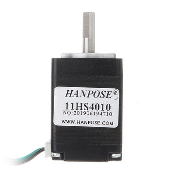 HANPOSE 11HS4010 40mm Nema 11 Stepper Motor 28BYGH40 1A 0.12N.m 4-lead for CNC Router