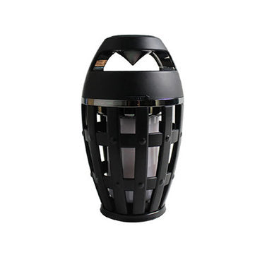 Wireless bluetooth Speaker LED Flame Light Night Lamp Portable Stereo Speaker with Flickers Warm Whi