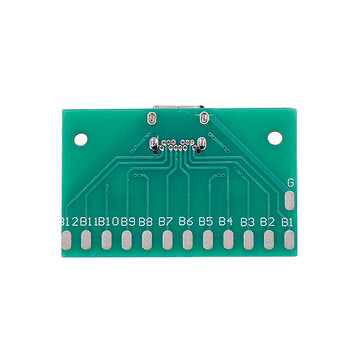 TYPE-C Female Test Board USB 3.1 with PCB 24P Female Connector Adapter For Measuring Current Conduct