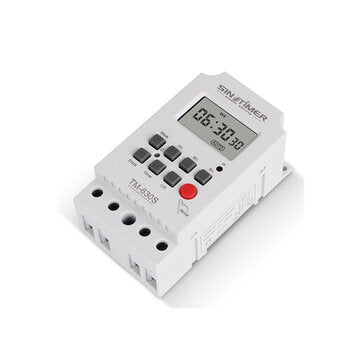 SINOTIMER TM630S-2 220V LCD Digital Programmable Timer Switch with Interval 1 Second Power Direct Ou