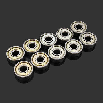 Machifit 10pcs 626ZZ 6x19x6mm Steel Sealed Shielded Deep Groove Ball Bearing