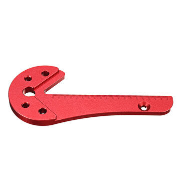 YX5 Woodworking Center Finder Scriber 45 Degree Angle Line Caliber Aluminum Alloy Aids Center Line M